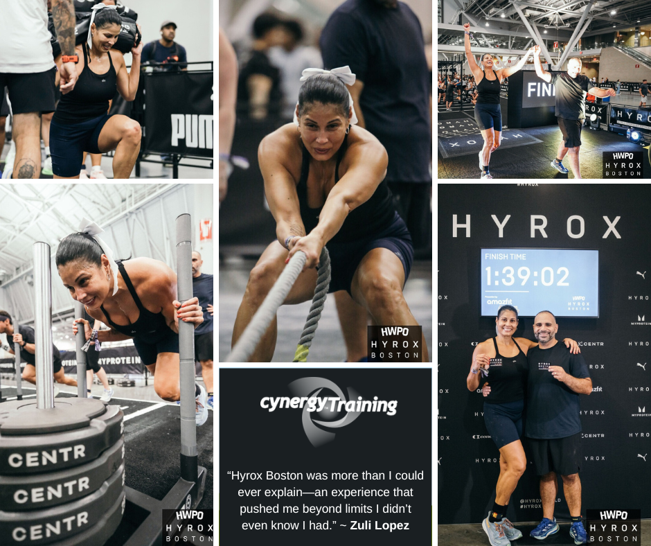 Featured image for “Cynergy Members Zuli Lopez & Clyde Matta Compete at HYROX Boston 2025”